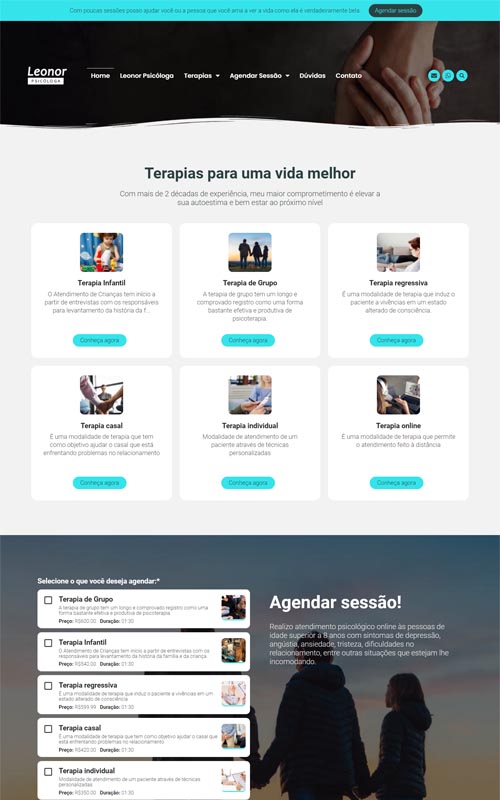 Landing Page Psicologia