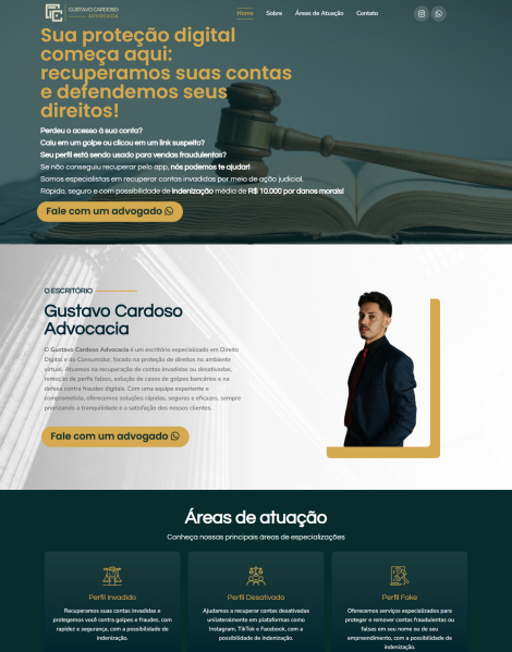 Landing Page Advocacia